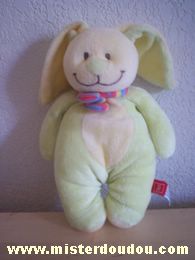 Tex Lapin Vert jaune écharpe multicolore - Très bon état