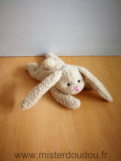 Marque Inconnue Lapin Beige en tissus eponge - Très bon état