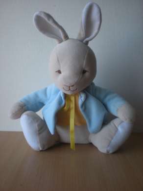 Marque Inconnue Lapin Beige jaune bleu - Très bon état
