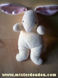 Marque Inconnue Lapin Ecru rose - Très bon état