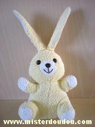 Marque Inconnue Lapin Jaune blanc - Bon état