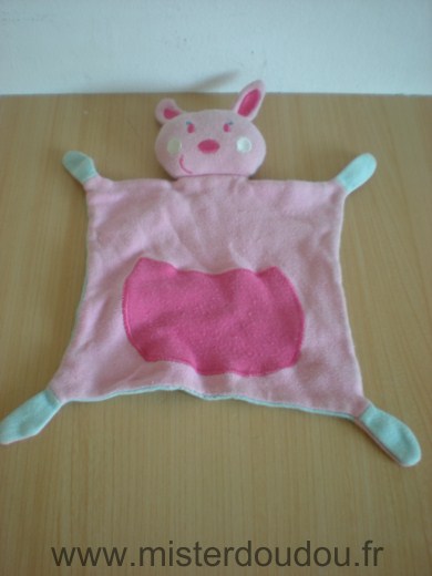 Marque Inconnue Lapin Rose et bleu - Bon état