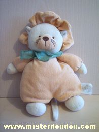 Bengy Lion Beige foulard vert - Très bon état
