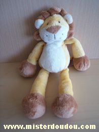 Gund Lion Jaune blanc marron - Très bon état