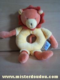 Moulin roty Lion Jaune orange - Très bon état