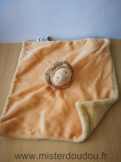 Moulin roty Lion Les zazous orange - Très bon état