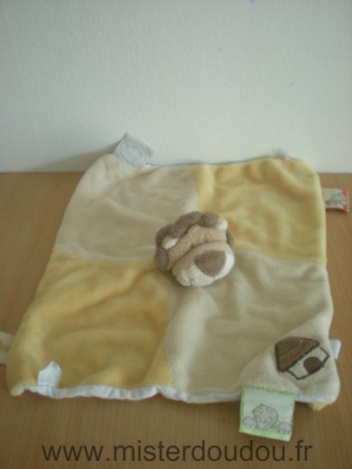 Noukie s Lion Jaune motif maison hutte - Très bon état