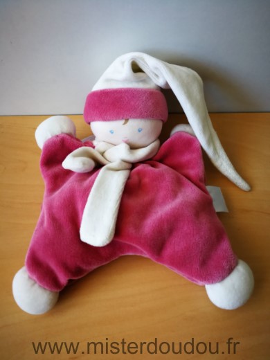 Corolle Lutin Rose framboise blanc - Très bon état