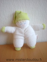 Lierac Lutin Tissus éponge blanc vert - Bon état