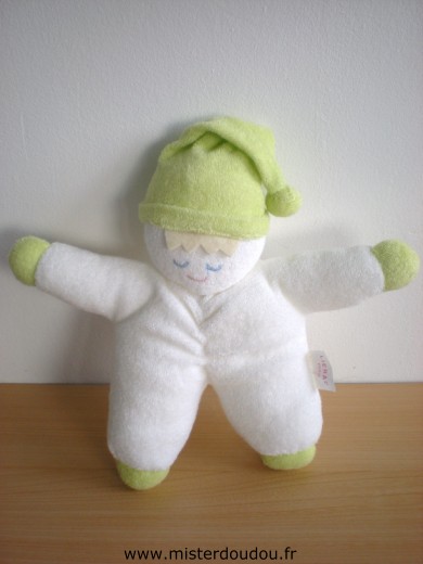 Lierac Lutin Tissus eponge blanc vert - Très bon état