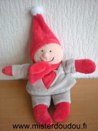 Marque Inconnue Lutin Gris rouge coeur rouge sia - Très bon état