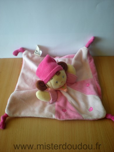 Nicotoy Lutin Fee fille rose coeurs - Très bon état