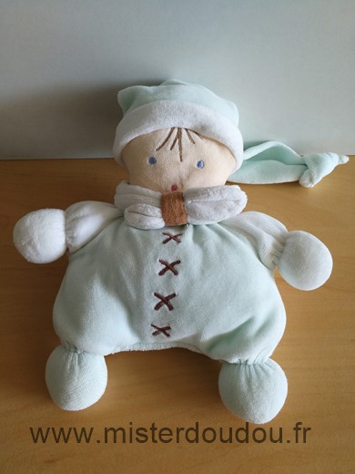 Nounours Lutin Bleu rose - Très bon état
