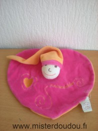 Un rêve de bébé Lutin Rose fushia dessus orange dessous un rêve de bébé brodé - Très bon état