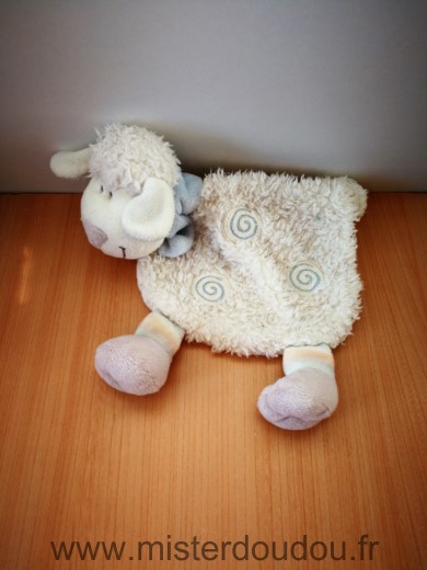 Kiabi baby Mouton Blanc bleu spirale - Très bon état