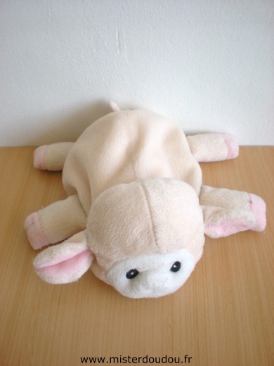 Marque Inconnue Mouton Beige clair bout des pattes roses - Très bon état