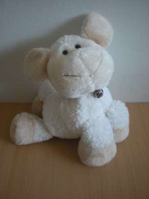 Marque Inconnue Mouton Mouton honey blanc beige grelot - Très bon état