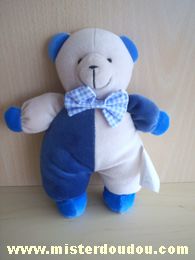 Marque Inconnue Ours Bleu beige - Très bon état