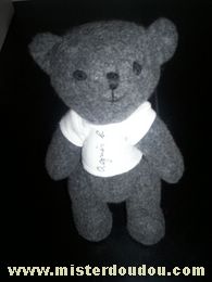 Agnes b Ours Gris - Très bon état