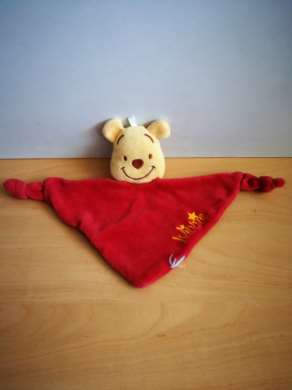 Disney Ours Winnie rouge triangle - Très bon état