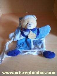 Doudou et compagnie Ours Bleu - Etat moyen