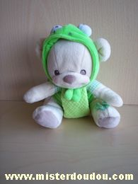 Fisher-price Ours Beige vert - Très bon état
