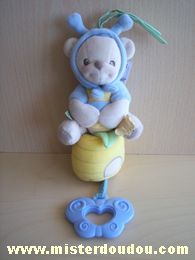 Fisher-price Ours Bleu jaune - Très bon état