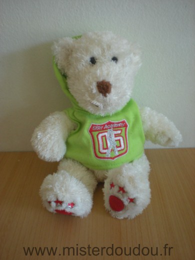 Gipsy Ours Star academy blanc t shirt vert - Très bon état