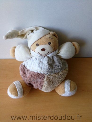 Kaloo Ours Blanc beige marron - Très bon état
