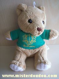 Marque Inconnue Ours Beige pull vert - Neuf