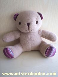 Marque Inconnue Ours Beige violet - Très bon état