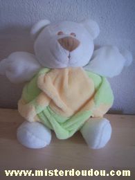 Marque Inconnue Ours Blanc vert jaune - Très bon état