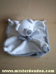 Marque Inconnue Ours Gris dessous blanc dessus - Très bon état