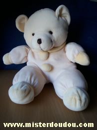 Marque Inconnue Ours Jaune blanc - Très bon état