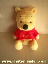 Marque Inconnue Ours Jaune tshirt rouge - Très bon état