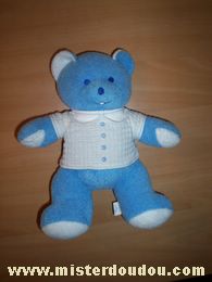 Mustela Ours Bleu chemise blanche - Très bon état