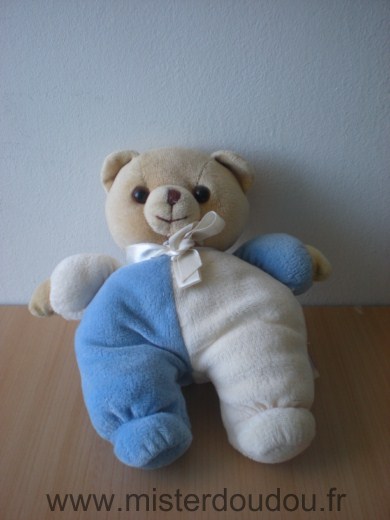 Noukie s Ours Bleu beige - Très bon état