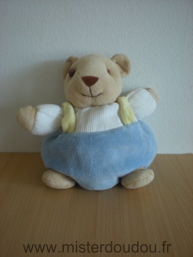 Noukie s Ours Bleu blanc jaune - Mauvais état