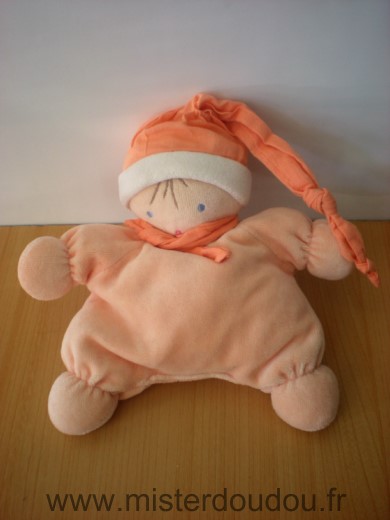 Nounours Lutin Rose orange saumon - Très bon état