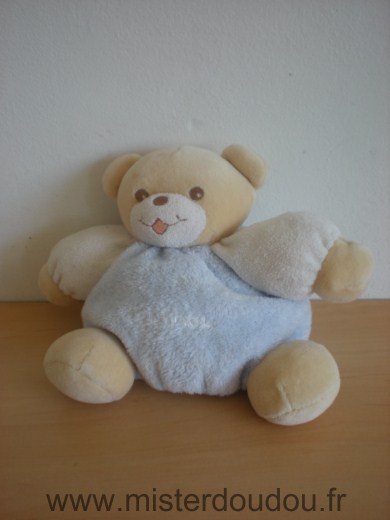 Takinou Ours Bleu clair ecru beige - Bon état