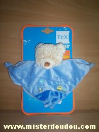 Tex Ours Bleu (clair et foncé), avec la tête beige - Neuf