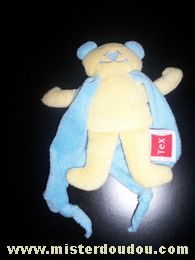 Tex Ours Jaune cape bleue - Bon état