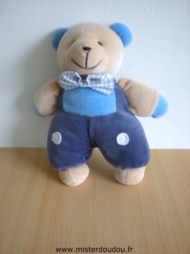 Marque Inconnue Ours Beige bleu - Très bon état