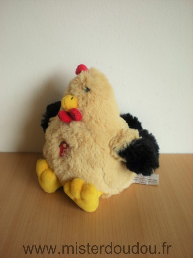 Gipsy Poule Beige noir rouge - Très bon état