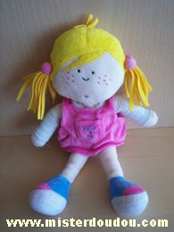Marque Inconnue Poupée Robe rose - Bon état
