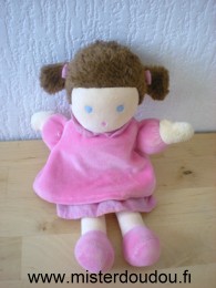 Nounours Poupée Robe rose - Très bon état