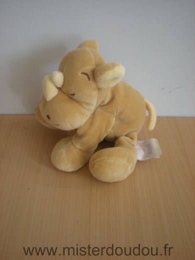 Noukie s Rhinocéros Beige - Très bon état