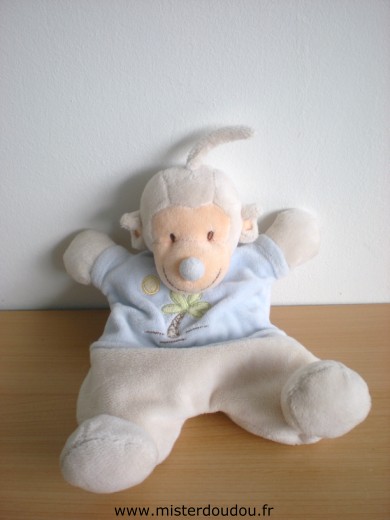 Jollybaby Singe Beige bleu - Très bon état