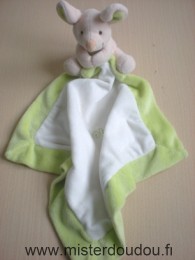Marque Inconnue Souris Beige mouchoir blanc vert - Très bon état