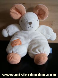 Nounours Souris Blanc - Très bon état
